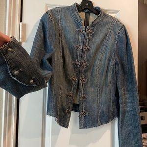 Vintage Embellished Jean Jacket